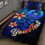 Pohnpei Custom Personalised Quilt Bed Set - Vintage Tribal Mountain 2