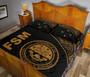 Federated States of Micronesia Quilt Bed Set - Federated States of Micronesia Seal Curve Version 5