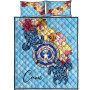 Northern Mariana Islands Quilt Bed Set - Tropical Style 4