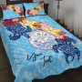 Marshall Islands Custom Personalised Quilt Bed Set - Tropical Style 1