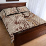 New Caledonia Quilt Bed Set - Hibiscus Flowers Vintage Style 4