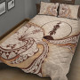 New Caledonia Quilt Bed Set - Hibiscus Flowers Vintage Style 5