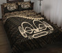 Marquesas Islands Polynesian Quilt Bed Set Golden Coconut 2