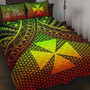 Polynesian Wallis and Futuna Quilt Bed Set - Reggae Vintage Polynesian Patterns 1