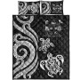 Fiji Quilt Bed Set - White Tentacle Turtle Crest 5
