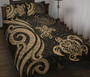 Palau Quilt Bed Set - Gold Tentacle Turtle 1