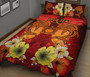Samoa Custom Personalised Quilt Bed Sets - Tribal Tuna Fish 5