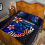 Fiji Custom Personalised Quilt Bed Set - Vintage Tribal Moutain Crest- BN 4