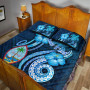 Guam Personalised Quilt Bed Set - Turtle and Tribal Tattoo Of Polynesian 4