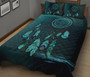 Palau Polynesian Quilt Bed Set Dreamcatcher Blue 2