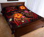 Kosrae Polynesian Personalised Quilt Bed Set - Legend of Kosrae (Red) 3