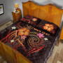 Nauru Polynesian Personalised Quilt Bed Set - Legend of Nauru (Red) 2