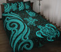 New Caledonia Quilt Bed Set - Turquoise Tentacle Turtle 1
