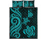 New Caledonia Quilt Bed Set - Turquoise Tentacle Turtle 5