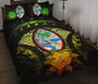 Guam Polynesian Quilt Bed Set Hibiscus Reggae 1