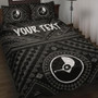 Yap Personalised Quilt Bed Set - Yap Seal With Polynesian Tattoo Style 1