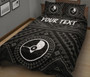 Yap Personalised Quilt Bed Set - Yap Seal With Polynesian Tattoo Style 2