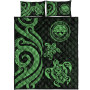 Federated States of Micronesia Quilt Bed Set - Green Tentacle Turtle 5