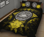 American Samoa Polynesian Quilt Bed Set Hibiscus Yellow 2