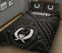 Pohnpei Quilt Bed Set - Pohnpei Seal With Polynesian Tattoo Style ( Black) 2