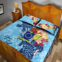 Cook Islands Custom Personalised Quilt Bed Set - Tropical Style 2