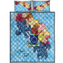 Cook Islands Custom Personalised Quilt Bed Set - Tropical Style 4