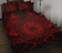 American Samoa Polynesian Quilt Bed Set - Red Seal 1