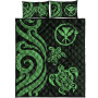 Hawaii Quilt Bed Set - Green Tentacle Turtle 5