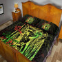 Hawaii Quilt Bed Set - King Of Hawaii With Hawaiian Girls Reggae Version 4