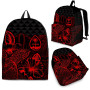 Guam Polynesian Backpack Turtle Hibiscus Red 1