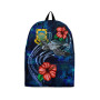 Tuvalu Polynesian Backpack - Blue Turtle Hibiscus 1