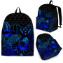 Kosrae Polynesian Backpack Turtle Hibiscus Blue 1