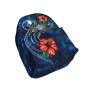 Yap Micronesia Backpack - Blue Turtle Hibiscus 3