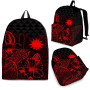 Nauru Polynesian Backpack Turtle Hibiscus Red 1