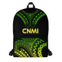 Northern Mariana Islands Polynesian Backpack - Reggae Tribal Pattern 1