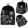 Federated States Of Micronesia Polynesian Backpack Turtle Hibiscus Black 1
