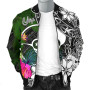 Yap Bomber Jacket - Turtle Plumeria Banana Leaf 3