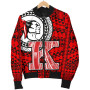 Hawaii Polynesian Bomber Jacket - Red Raider Kahuku 1