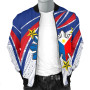 Philippines Bomber Jacket - Polynesian Pattern With Flag 3