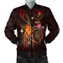 Yap Polynesian Bomber Jacket - Legend of Yap (Red) 1