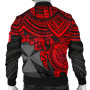 Wallis and Futuna Polynesian Bomber Jacket - Red Turtle 2