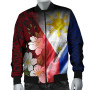 The Philippines Bomber Jacket - Filipino Flag with Islander Patterns 4