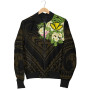 Hawaii Kanaka Maoli Bomber Jacket - Polynesian Gold Patterns Collection 2