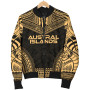 Austral Islands Polynesian Chief Bomber Jacket - Gold Version 5