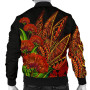 Polynesian Hawaii Personalised Bomber Jacket - Ohia Lehua 2