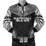 Marshall Islands Polynesian Chief Bomber Jacket - Black Version 1