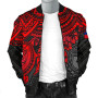 Samoa Polynesian Bomber Jacket - Red Turtle 3