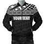 Polynesian Custom Personalised Bomber Jacket - Black Style 1