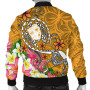 Fiji Bomber Jacket - Turtle Plumeria (Gold) 3