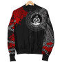 Vanuatu Polynesian Bomber Jacket - Polynesian Chain Style 5